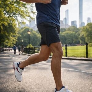 Fila White and Red Athletic Shoes